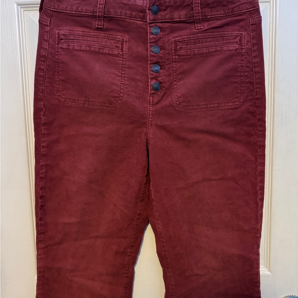 American Eagle Outfitters Women's Boot Cut Jeans - Burgundy